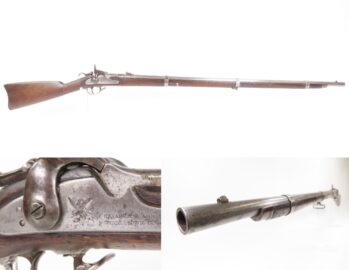Scarce ROBERTS CONVERSION Antique U.S. SAVAGE M1861 Rifle-Musket CIVIL WAR .58 Caliber Rimfire PROVIDENCE TOOL COMPANY