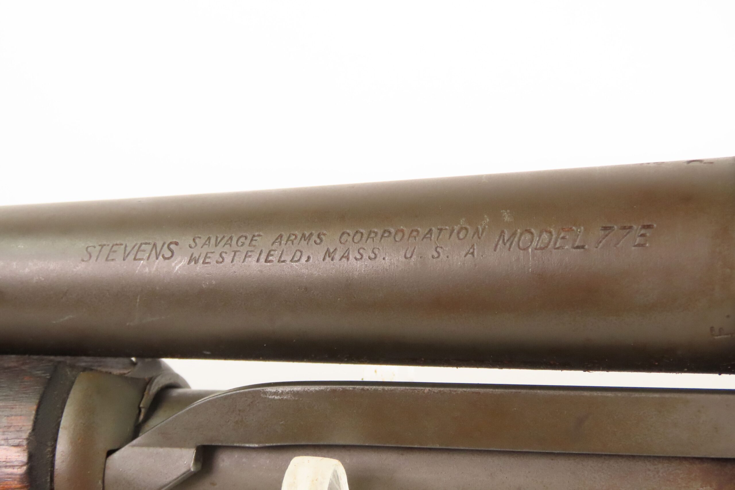 RARE U.S. Contract STEVENS M77E Slide Action C&R Slide Action RIOT Shotgun VIETNAM WAR Era U.S. Marked Military COMBAT SHOTGUN - Image 25