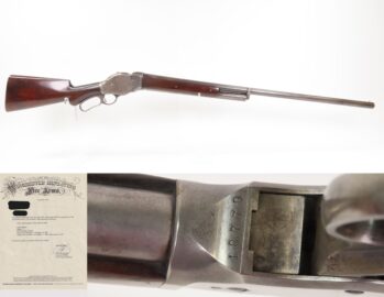 CODY LETTERED Antique WINCHESTER Model 1887 Lever Action 12 Gauge SHOTGUN   Popular Coach and Law Enforcement Gun