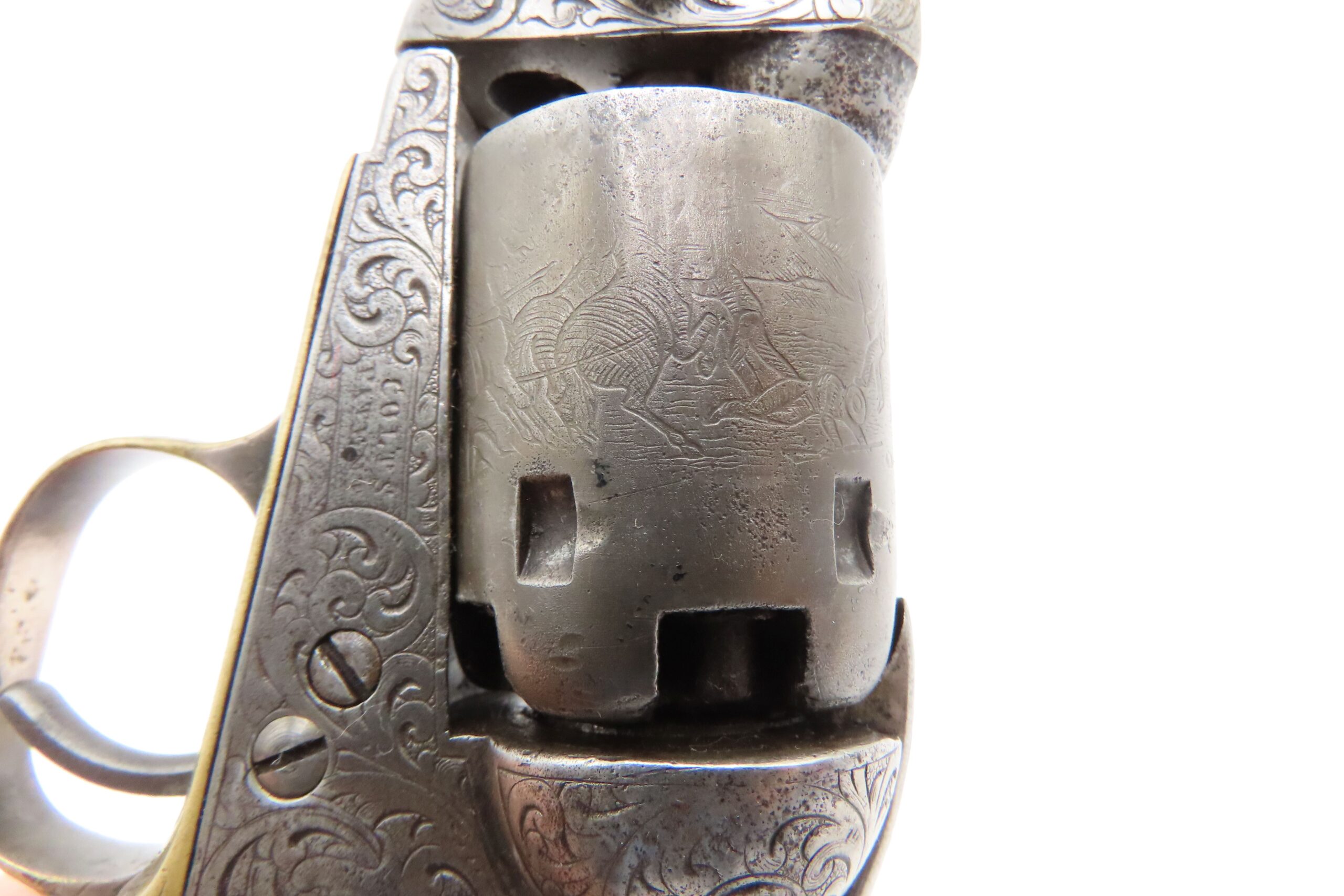 CASED 1852 GUSTAVE YOUNG Era Factory Engraved COLT M1849 Revolver CIVIL WAR Antique .31 PERCUSSION Pocket Revolver ACCESSORIES - Image 13