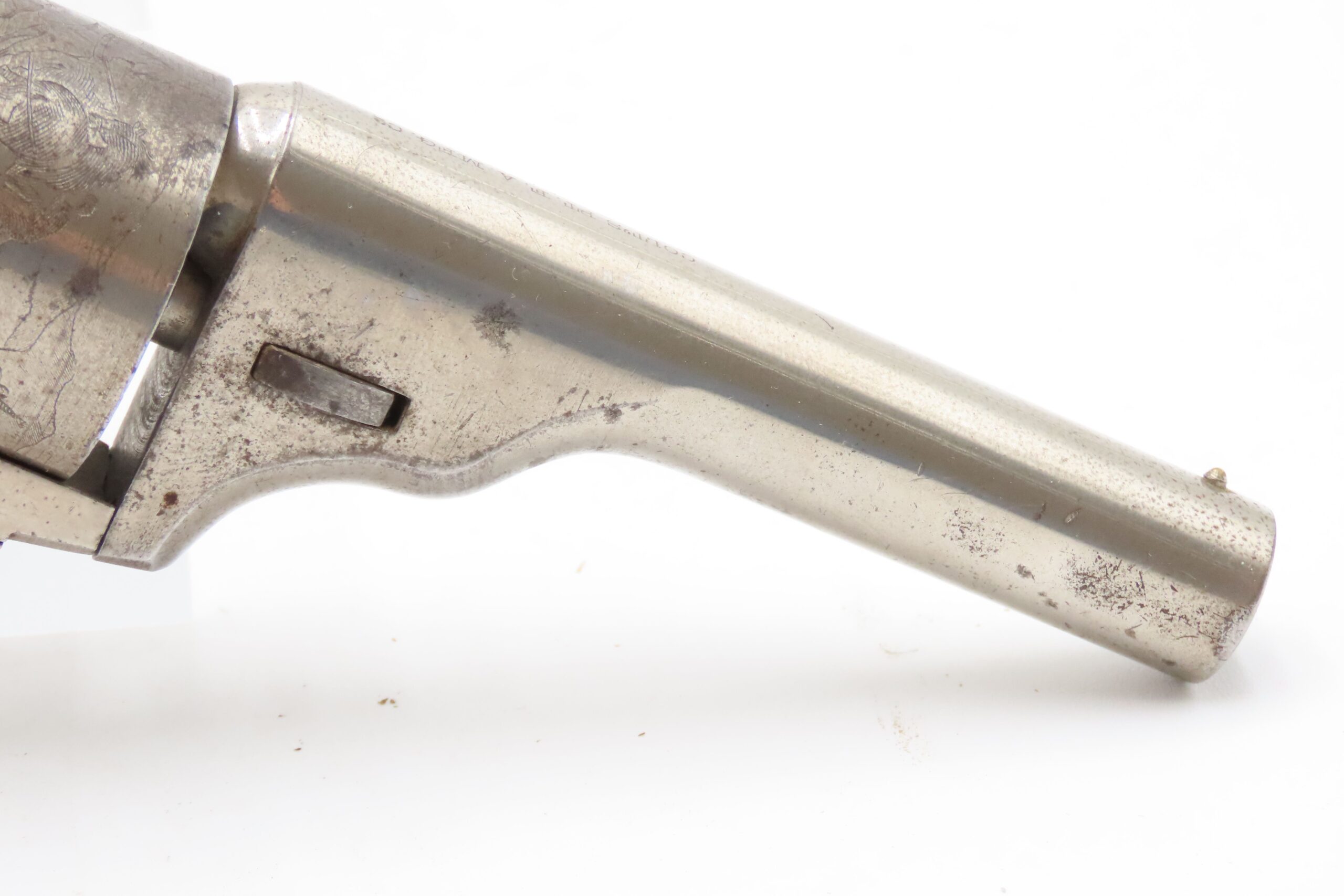 Antique COLT 3-1/2 Inch ROUND BARREL Pocket Model CARTRIDGE .38 CF Revolver 1 of 6500; Scarce CARTRIDGE CONVERSION Model - Image 4