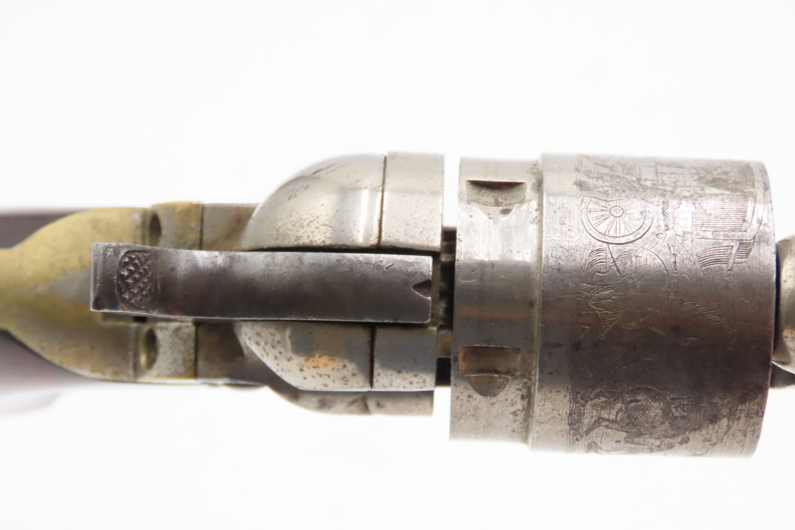 Antique COLT 3-1/2 Inch ROUND BARREL Pocket Model CARTRIDGE .38 CF Revolver 1 of 6500; Scarce CARTRIDGE CONVERSION Model - Image 12