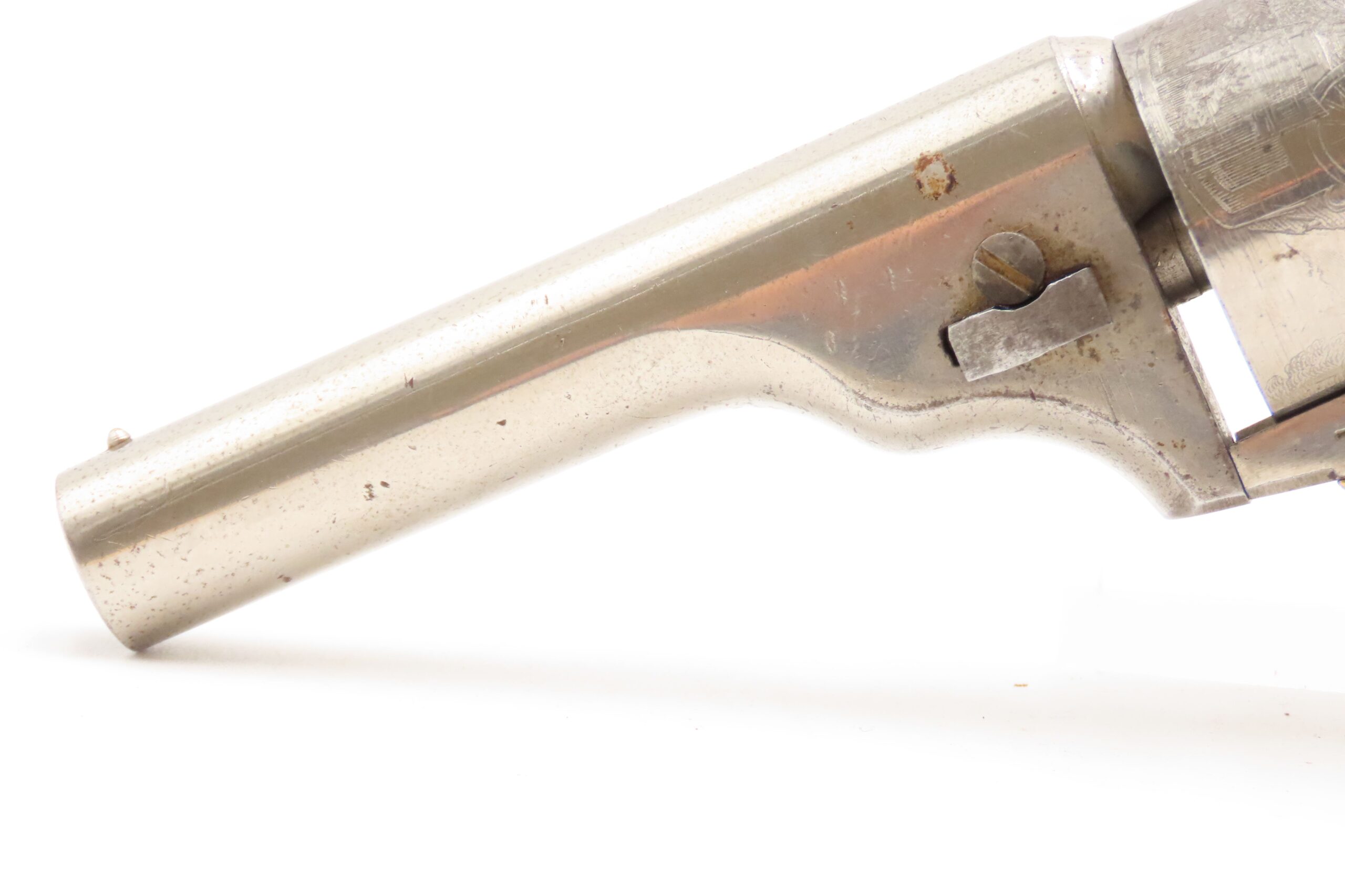 Antique COLT 3-1/2 Inch ROUND BARREL Pocket Model CARTRIDGE .38 CF Revolver 1 of 6500; Scarce CARTRIDGE CONVERSION Model - Image 17