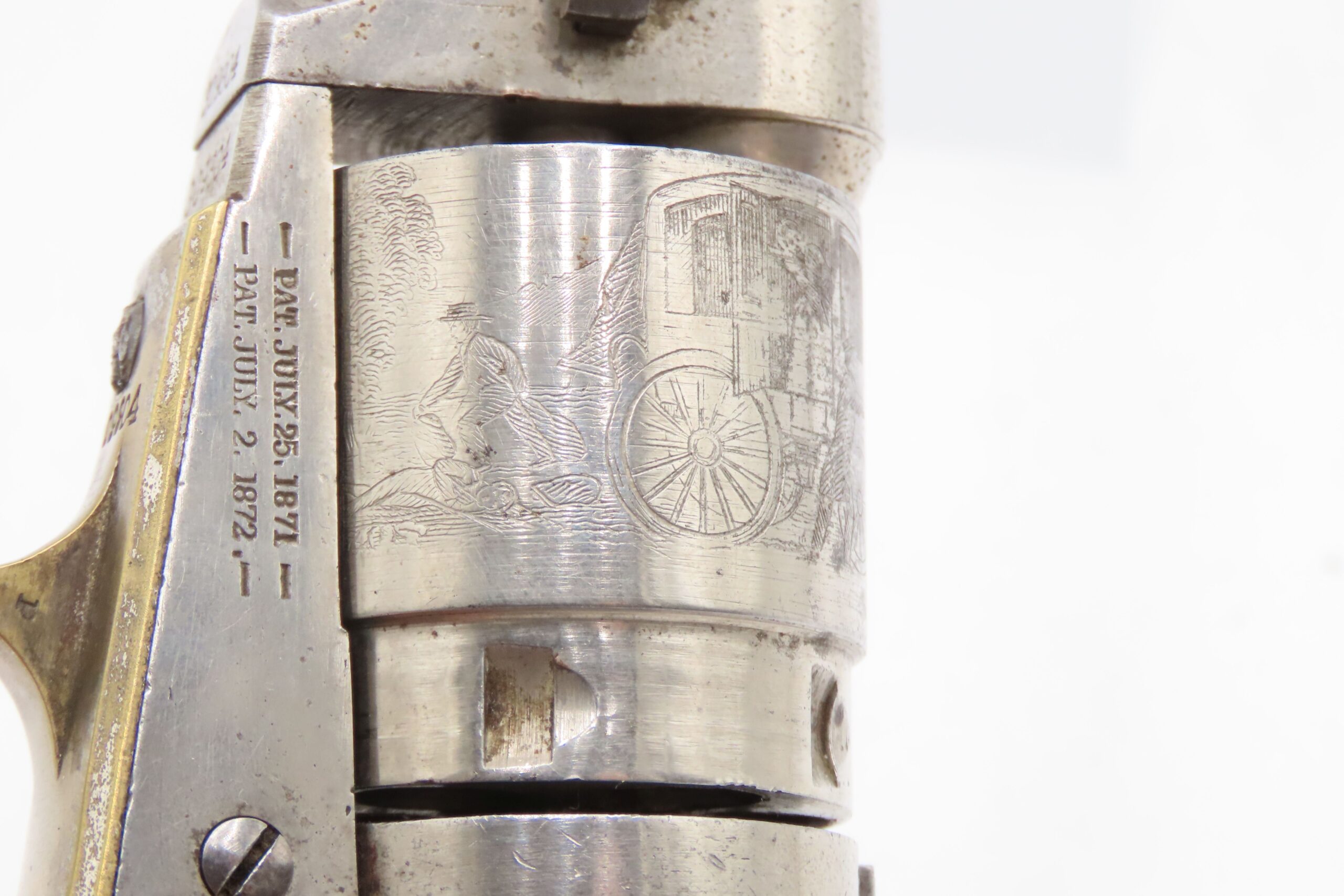 Antique COLT 3-1/2 Inch ROUND BARREL Pocket Model CARTRIDGE .38 CF Revolver 1 of 6500; Scarce CARTRIDGE CONVERSION Model - Image 20