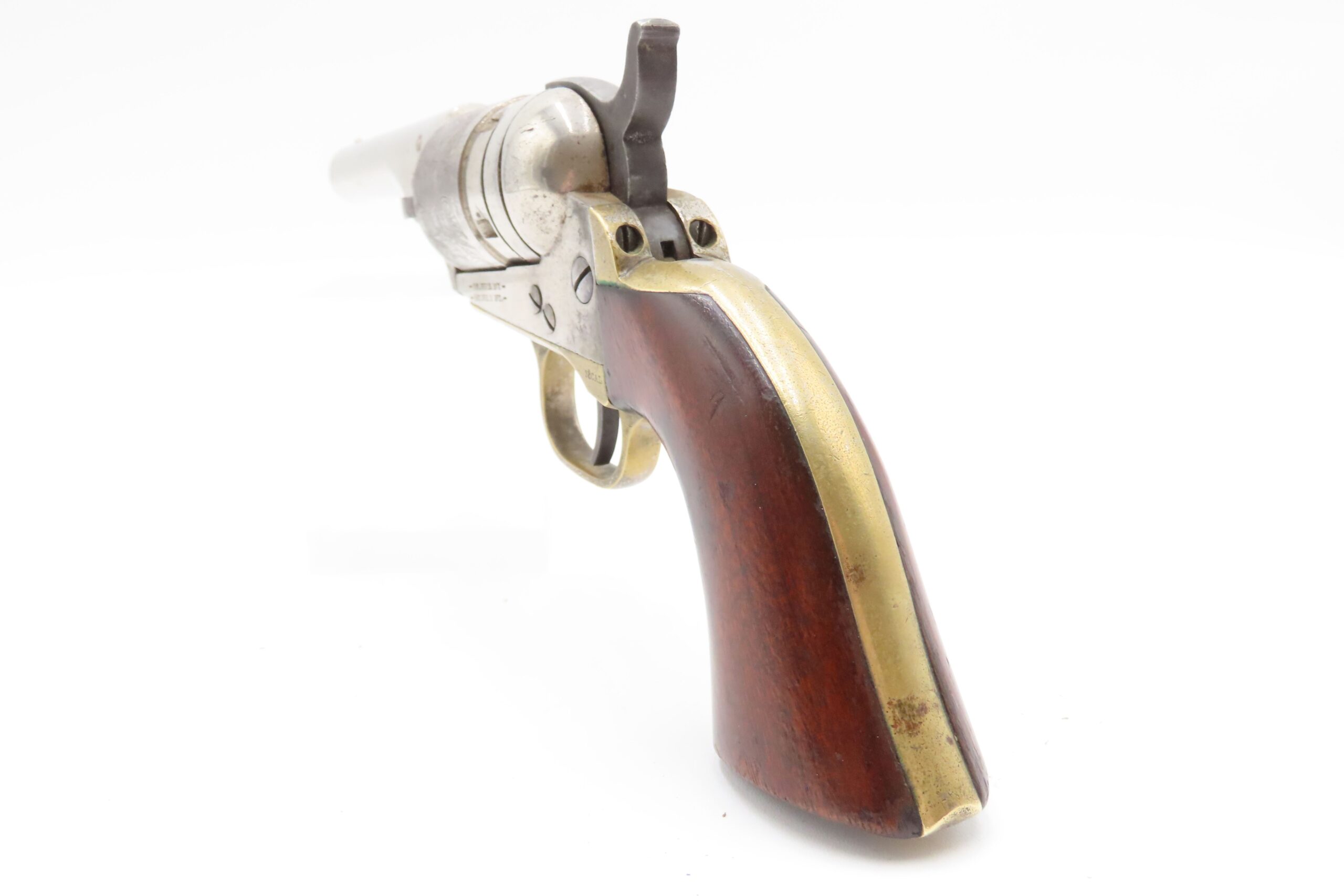 Antique COLT 3-1/2 Inch ROUND BARREL Pocket Model CARTRIDGE .38 CF Revolver 1 of 6500; Scarce CARTRIDGE CONVERSION Model - Image 22