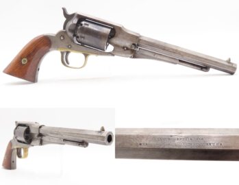 CIVIL WAR/WILD WEST Antique REMINGTON “New Model” NAVY Percussion Revolver VERY EARLY; One of the first “NEW MODELS” Produced