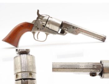 SERIAL #17 COLT Antique POCKET NAVY Cartridge Conversion .38 RF Revolver    One of 2,000 4-1/2” Barrel Cartridge Revolvers