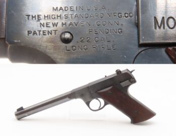 1948 mfr. HIGH STANDARD Model H-D “MILITARY” .22 LR Semi-Auto Pistol C&R With a Reputation for RELIABILITY and ACCURACY