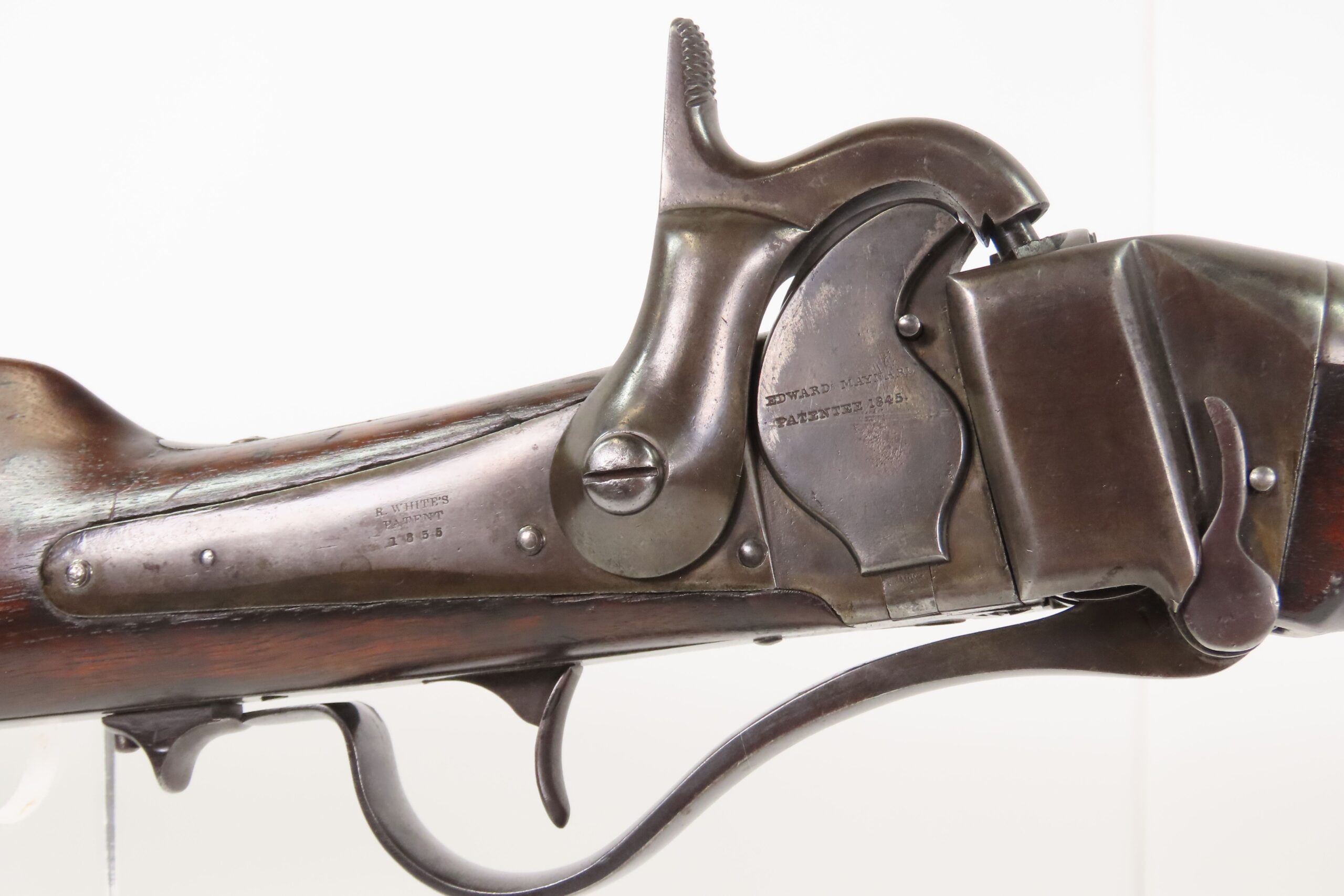 Documented EXTREMELY RARE 1 of 263 SHARPS U.S. Navy M1855 Percussion Rifle Only 50 having the ROLLIN WHITE’S PATENT MARKING - Image 8