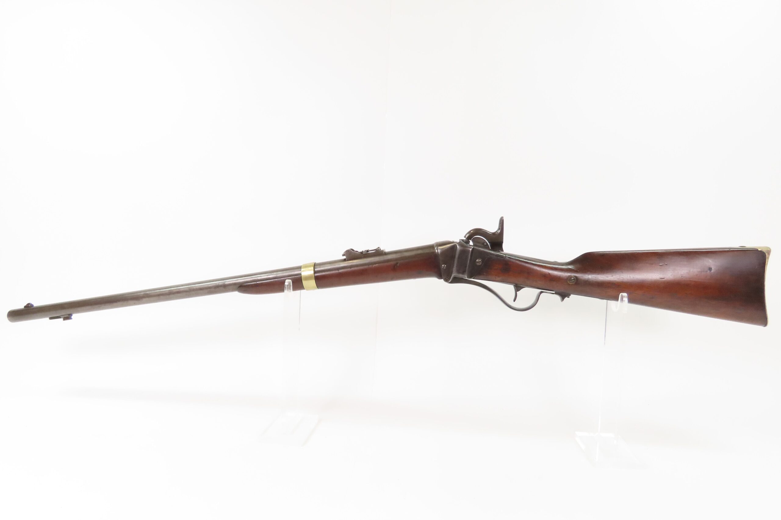 Documented EXTREMELY RARE 1 of 263 SHARPS U.S. Navy M1855 Percussion Rifle Only 50 having the ROLLIN WHITE’S PATENT MARKING - Image 19