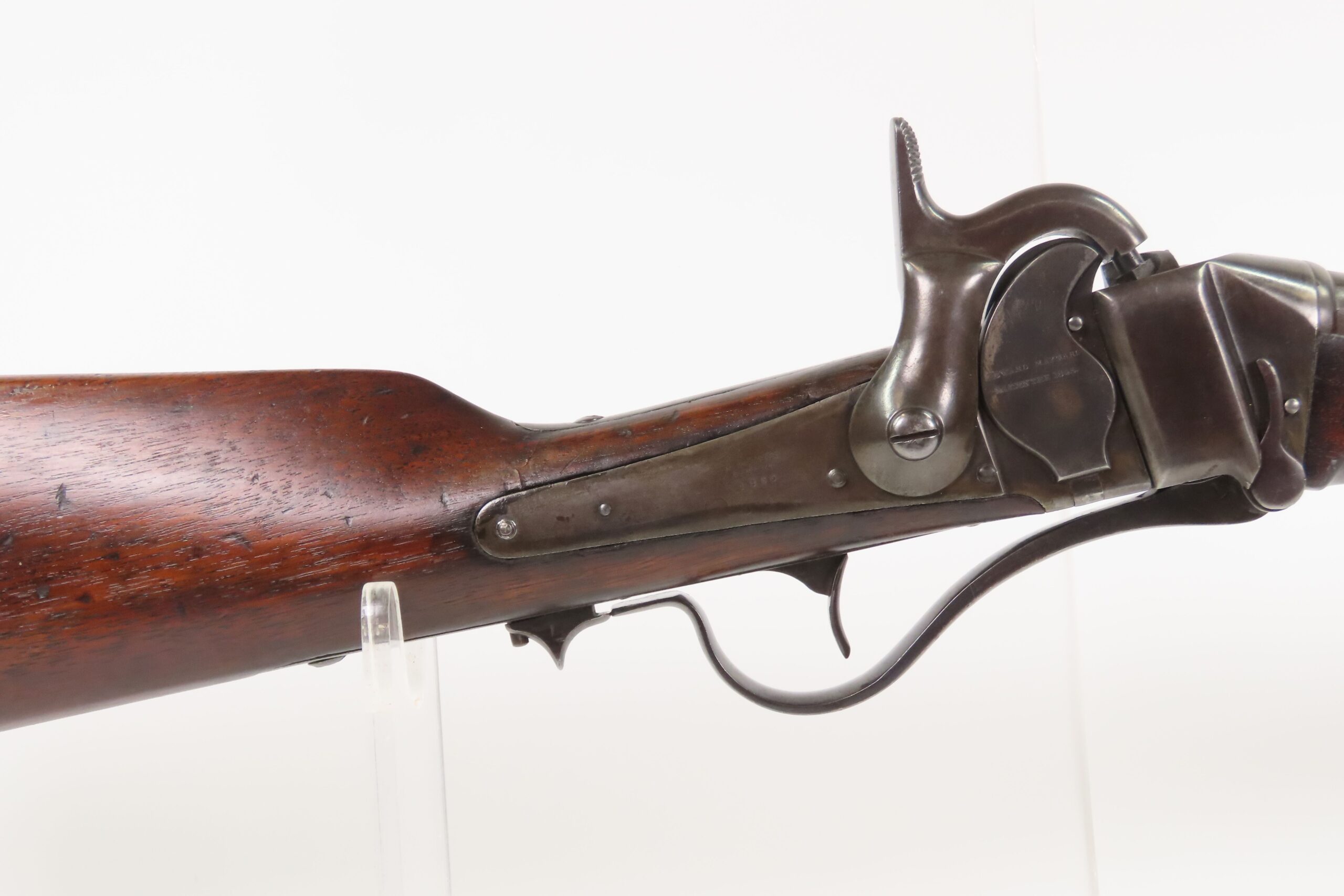 Documented EXTREMELY RARE 1 of 263 SHARPS U.S. Navy M1855 Percussion Rifle Only 50 having the ROLLIN WHITE’S PATENT MARKING - Image 6