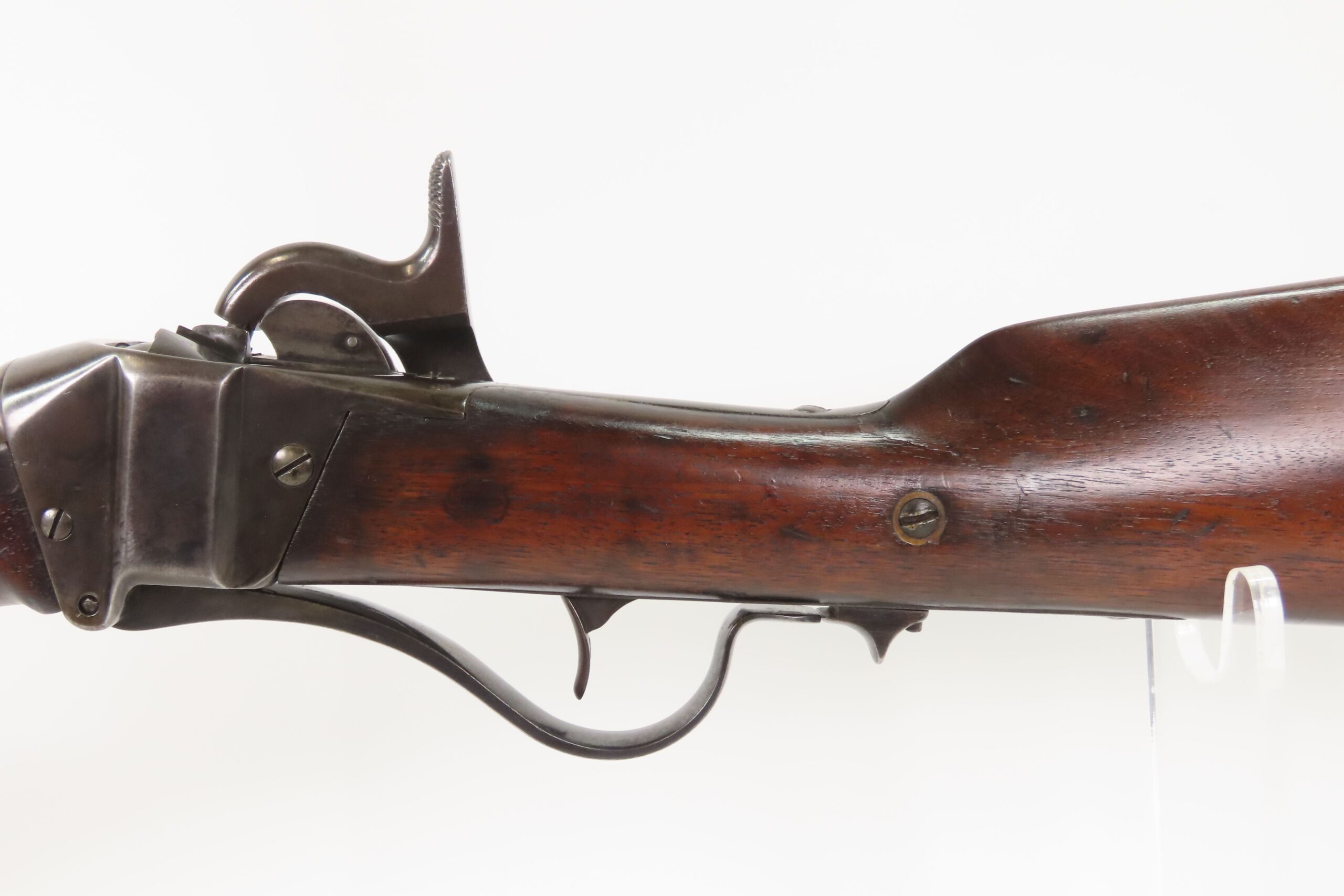 Documented EXTREMELY RARE 1 of 263 SHARPS U.S. Navy M1855 Percussion Rifle Only 50 having the ROLLIN WHITE’S PATENT MARKING - Image 22