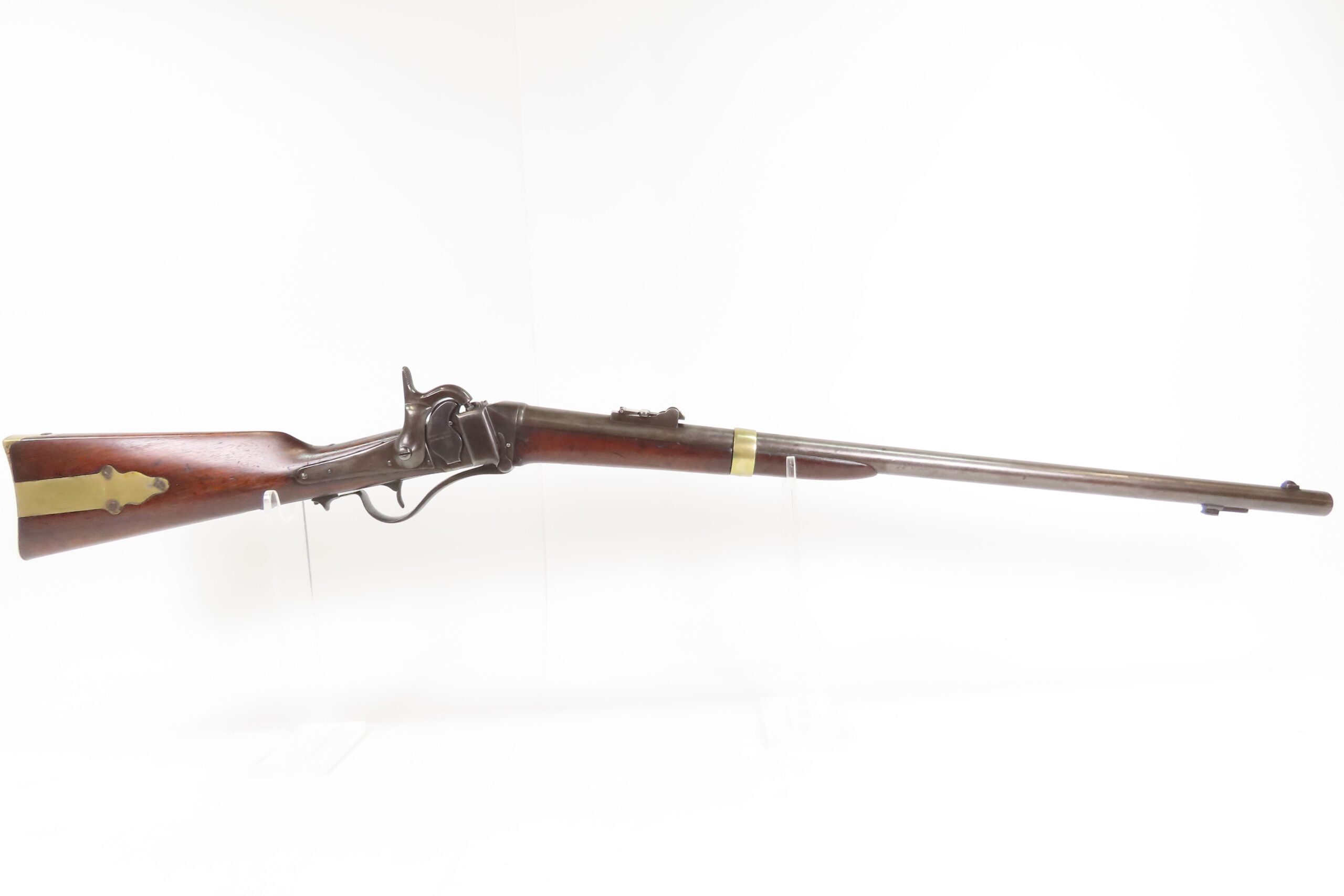 Documented EXTREMELY RARE 1 of 263 SHARPS U.S. Navy M1855 Percussion Rifle Only 50 having the ROLLIN WHITE’S PATENT MARKING - Image 3