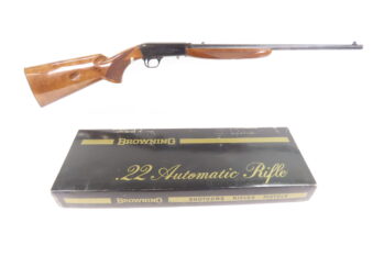 BOXED & ENGRAVED Browning .22 RF TAKEDOWN Semi-Auto SPORTING Modern Rifle Circa 1990 mfr. Afternoon SMALL GAME / PLINKER