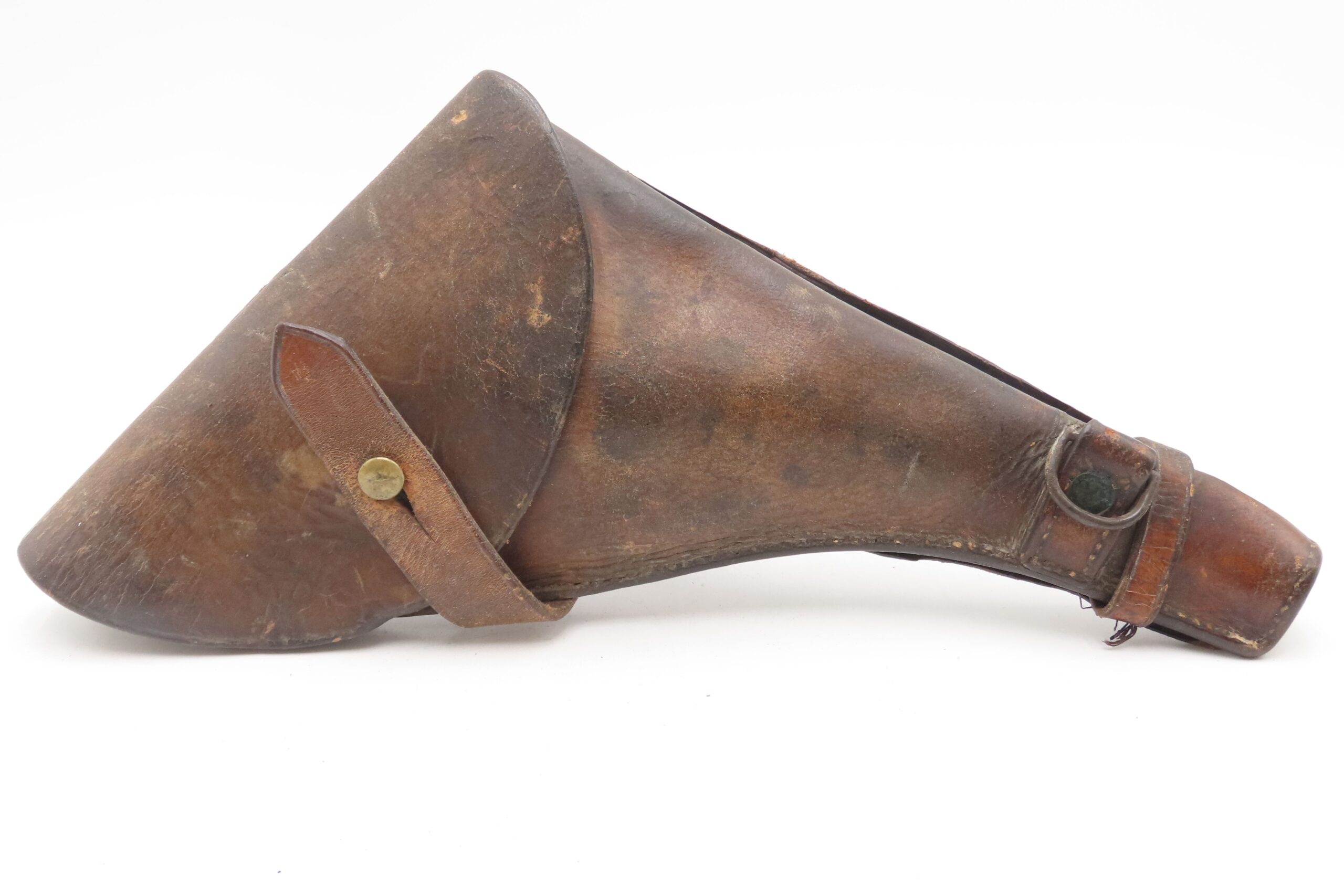 RARE, LETTERED AUSTRALIAN COLONIAL POLICE S&W No. 3 in .44 RUSSIAN Antique 1 OF 30 6 ½” Single Action .44 S&W RUSSIAN w/HOLSTER - Image 3
