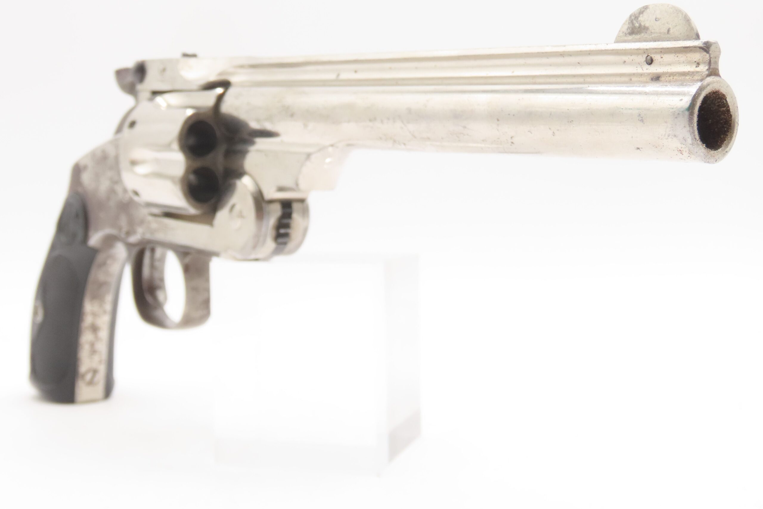 RARE, LETTERED AUSTRALIAN COLONIAL POLICE S&W No. 3 in .44 RUSSIAN Antique 1 OF 30 6 ½” Single Action .44 S&W RUSSIAN w/HOLSTER - Image 21
