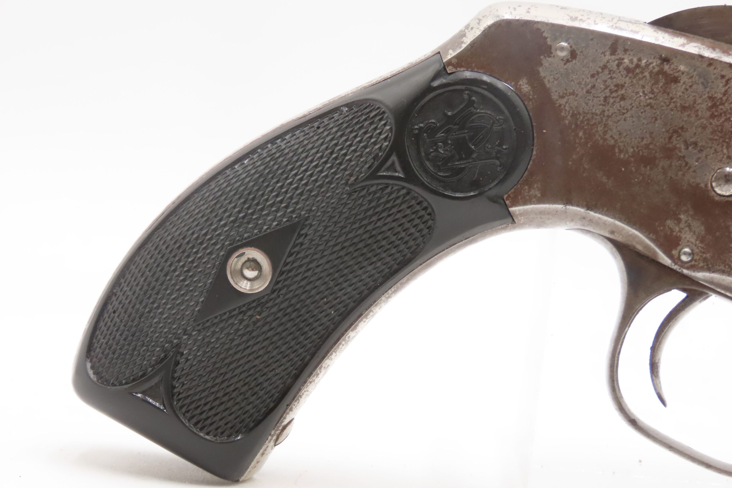 RARE, LETTERED AUSTRALIAN COLONIAL POLICE S&W No. 3 in .44 RUSSIAN Antique 1 OF 30 6 ½” Single Action .44 S&W RUSSIAN w/HOLSTER - Image 8
