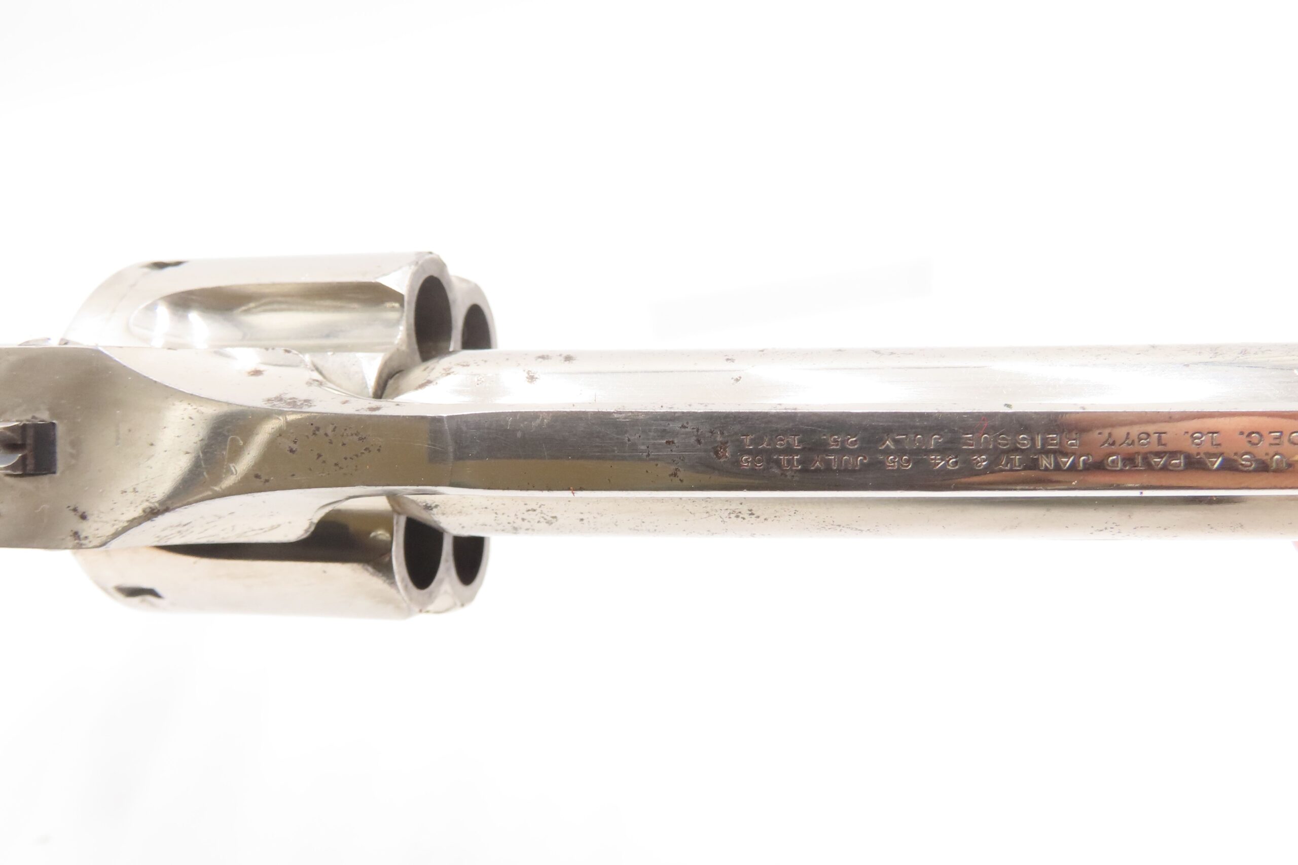 RARE, LETTERED AUSTRALIAN COLONIAL POLICE S&W No. 3 in .44 RUSSIAN Antique 1 OF 30 6 ½” Single Action .44 S&W RUSSIAN w/HOLSTER - Image 13