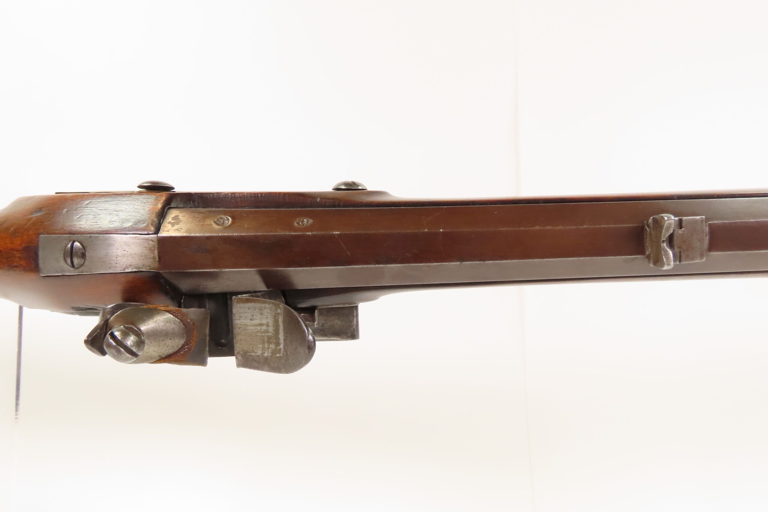 BRITISH Antique DURS EGG FLINTLOCK Germanic JAEGER Rifle Corps .60 Caliber Late -18th Century British Jager Troop Style Military Rifle - Image 15