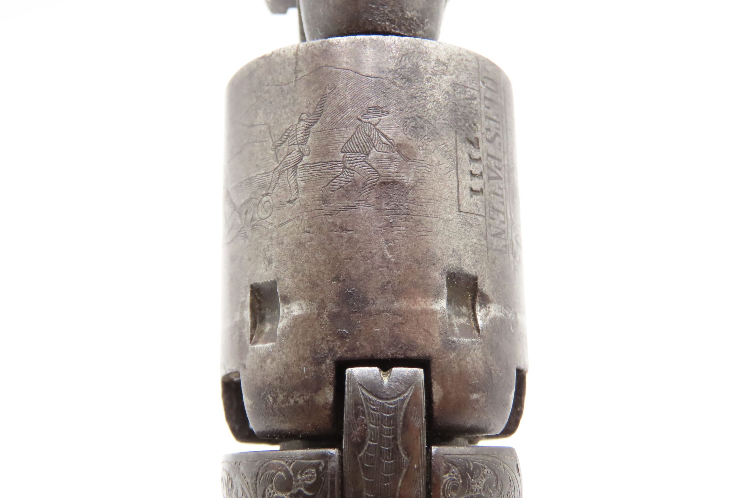 Scarce GUSTAVE YOUNG Factory Engraved COLT M1849 Percussion POCKET Revolver With Hand Engraved “PRESENTATION” Barrel Address - Image 15