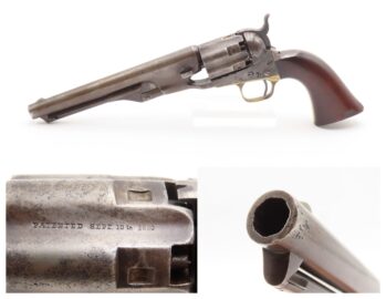 CIVIL WAR COLT U.S. M1860 ARMY .44 Percussion Revolver with FLUTED CYLINDER Most Prolific Union Cavalry & Officer Sidearm!