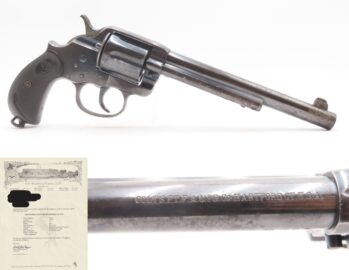 1903 NEW YORK SHIPPED Factory Lettered COLT M1878 .38-40 WCF Revolver C&R 1 of only 411 & DOCUMENTED DOUBLE ACTION