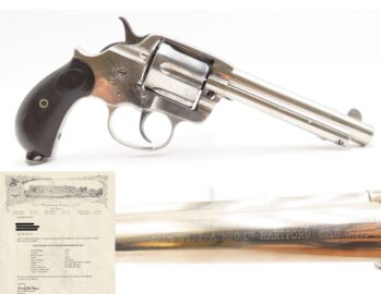 1889 LETTERED Antique Large Frame COLT M1878 FRONTIER .44-40 ARMY Revolver “FRONTIER SIX-SHOOTER” Double Action