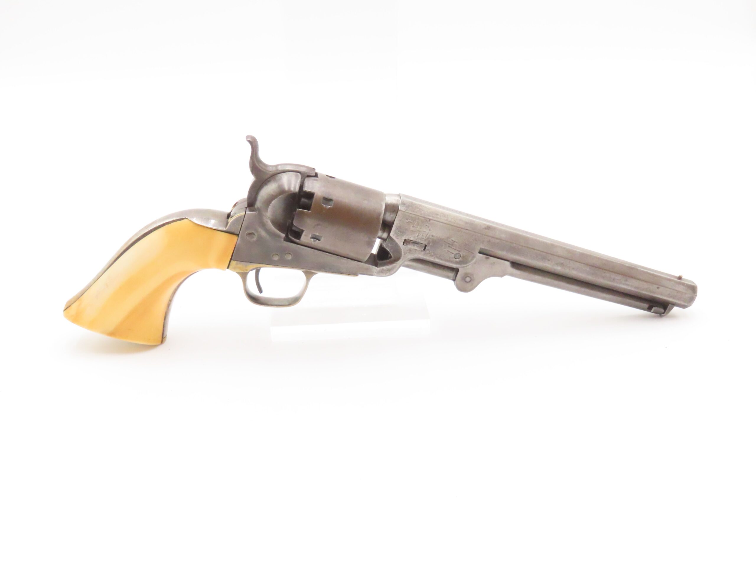 CSA OFFICER’S Antique CIVIL WAR Colt 1851 NAVY Inscription & Carved Ivories Battle of Pea Ridge Veteran, Carnegie Medal Awardee - Image 21