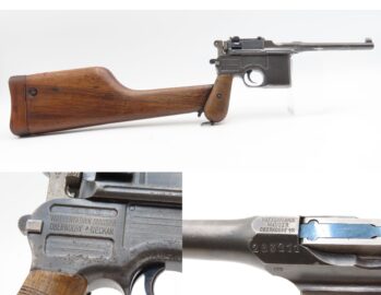 WWI Era German MAUSER C96 Broomhandle Pistol 7.63mm C&R w/SHOULDER STOCK    Type Used by WINSTON CHURCHILL in the BOER WARS