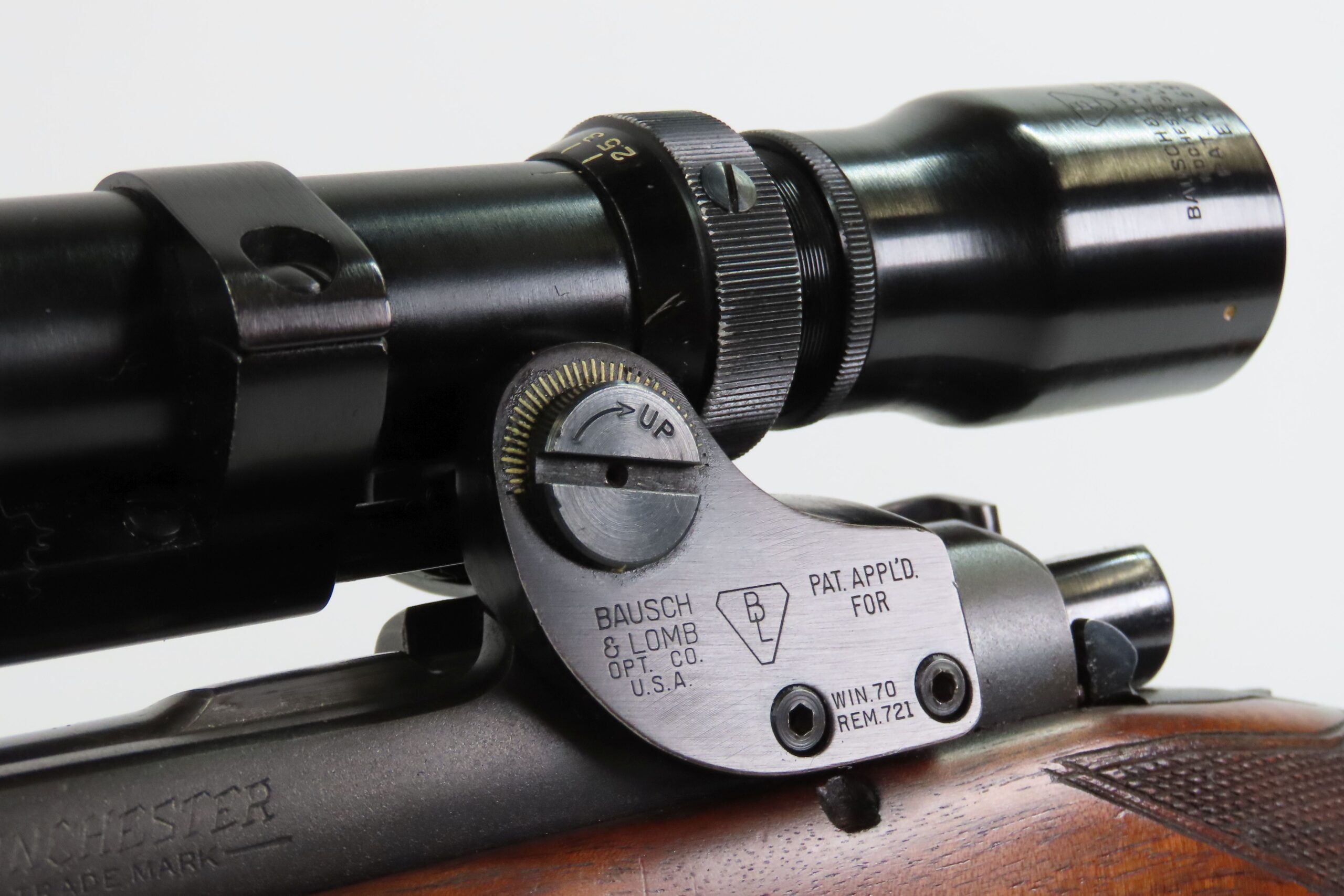 Pre-64 WINCHESTER Model 70 .30-06 Sporting BOLT ACTION BAUSCH & LOMB SCOPE 1941 mfr. with Replaced Walnut Stock - Image 20