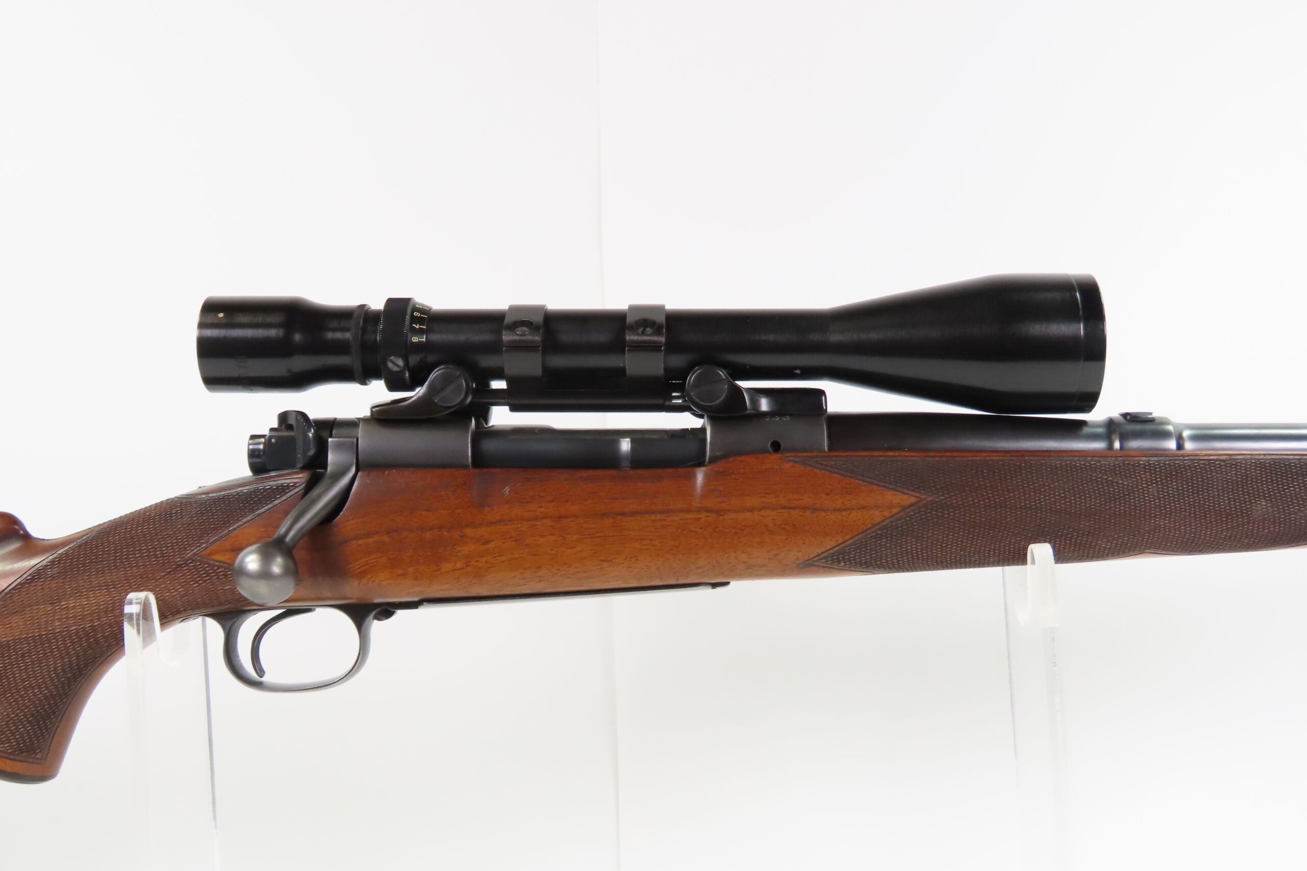 Pre-64 WINCHESTER Model 70 .30-06 Sporting BOLT ACTION BAUSCH & LOMB SCOPE 1941 mfr. with Replaced Walnut Stock - Image 4
