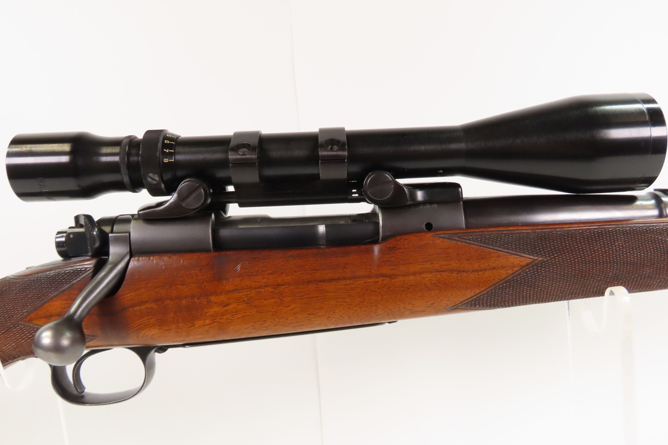 Pre-64 WINCHESTER Model 70 .30-06 Sporting BOLT ACTION BAUSCH & LOMB SCOPE 1941 mfr. with Replaced Walnut Stock - Image 6