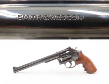 c1975 mfr. SMITH & WESSON Model 17-3 S&W Double Action .22 LR Revolver C&R Six-Shot Revolver w/WALNUT GRIP and 8-3/8” BARREL