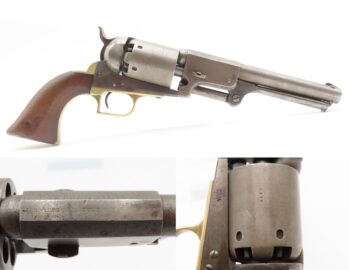 1849 mfr. U.S. COLT 1st Model DRAGOON .44 Percussion Revolver CIVIL WAR Era Colt’s RARE and DESIRABLE Pistol w/CYLINDER SCENE