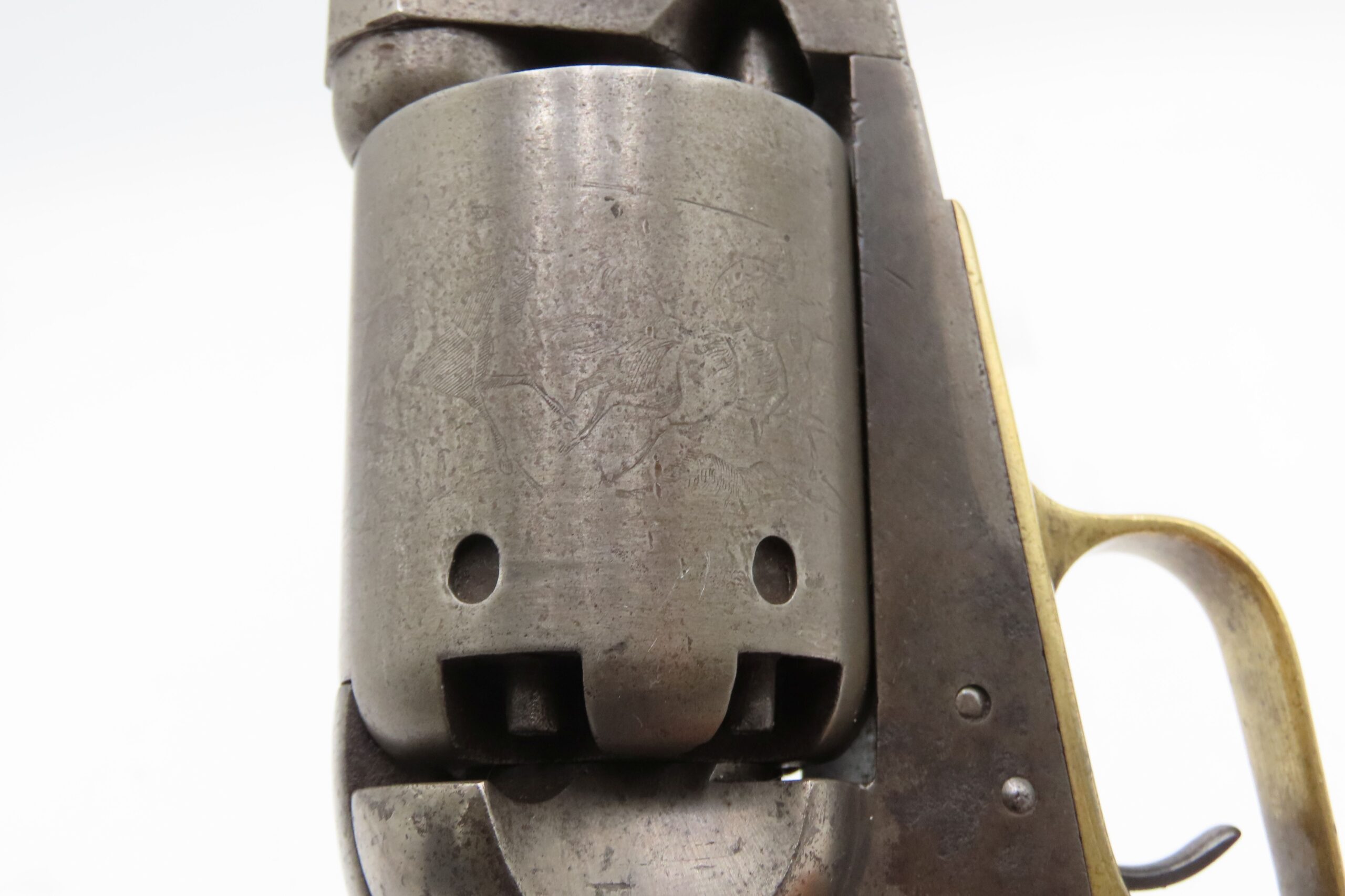 1849 mfr. U.S. COLT 1st Model DRAGOON .44 Percussion Revolver CIVIL WAR Era Colt’s RARE and DESIRABLE Pistol w/CYLINDER SCENE - Image 7