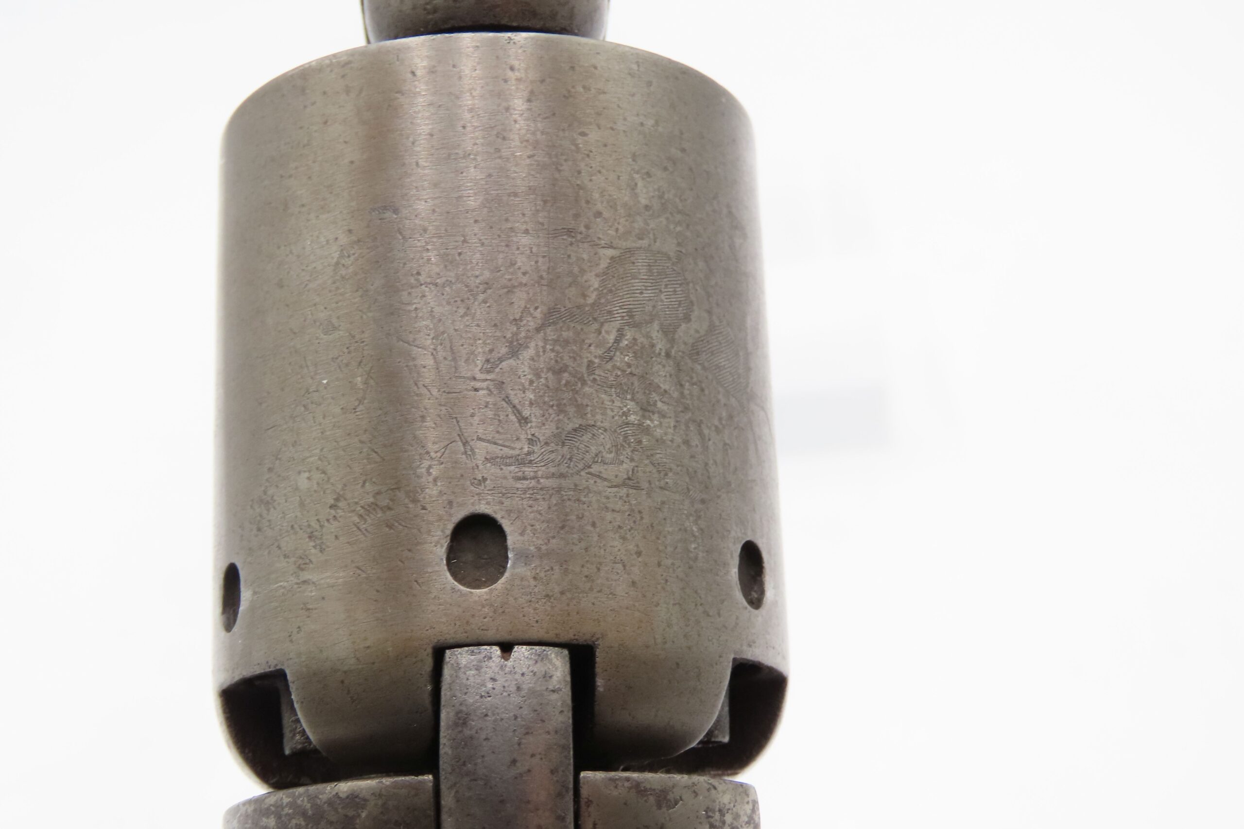 1849 mfr. U.S. COLT 1st Model DRAGOON .44 Percussion Revolver CIVIL WAR Era Colt’s RARE and DESIRABLE Pistol w/CYLINDER SCENE - Image 15