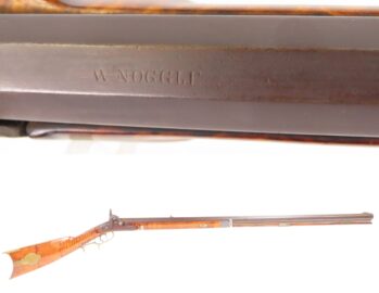OHIO Antique WASHINGTON NOGGLE Half Stock .36 Perc. HOMESTEAD|HUNTING Rifle Western Frontier Essential Long Rifle
