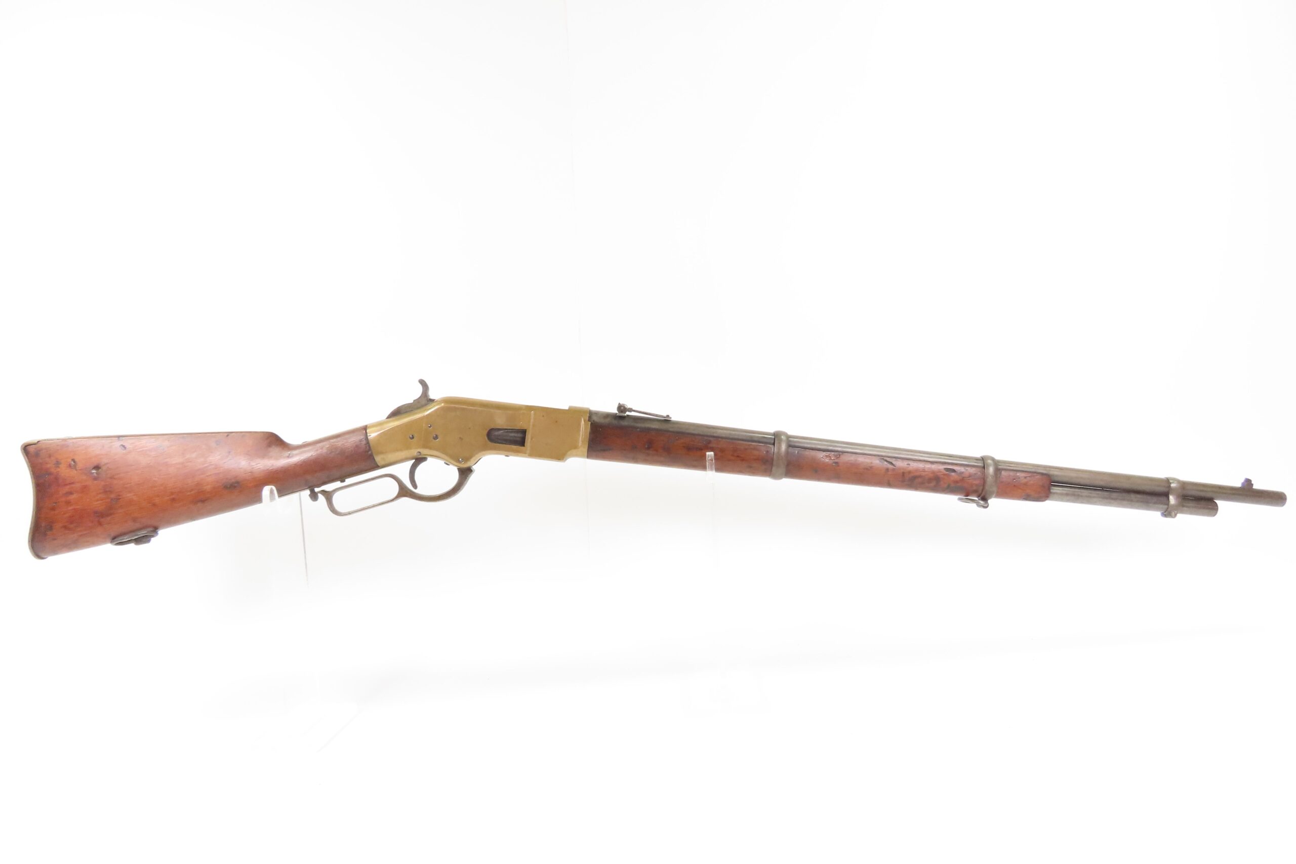 1870 mfr. Winchester Model 1866 MUSKET Variant Rifle .44 HENRY RF YELLOWBOY Scarcest Variant with Most Capacity - Image 3