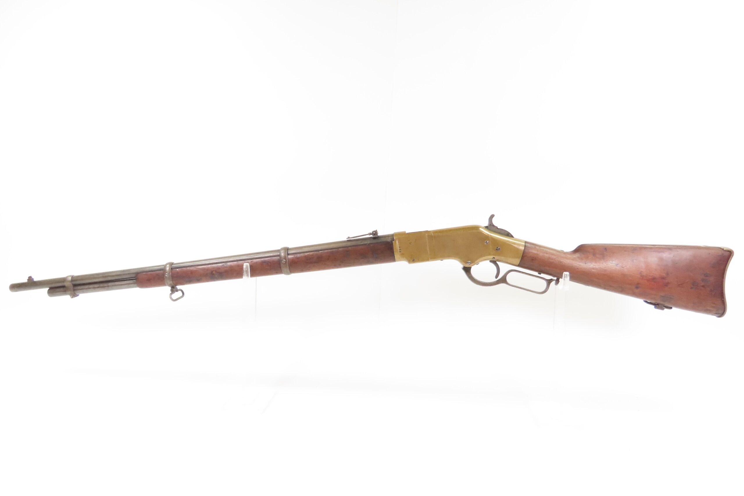 1870 mfr. Winchester Model 1866 MUSKET Variant Rifle .44 HENRY RF YELLOWBOY Scarcest Variant with Most Capacity - Image 18