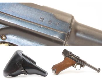 WWII MAUSER s/42 Code 1936 Date GERMAN Luger P.08 Pistol 9mm C&R w/HOLSTER THIRD REICH Sidearm with Rig & 2 Magazines