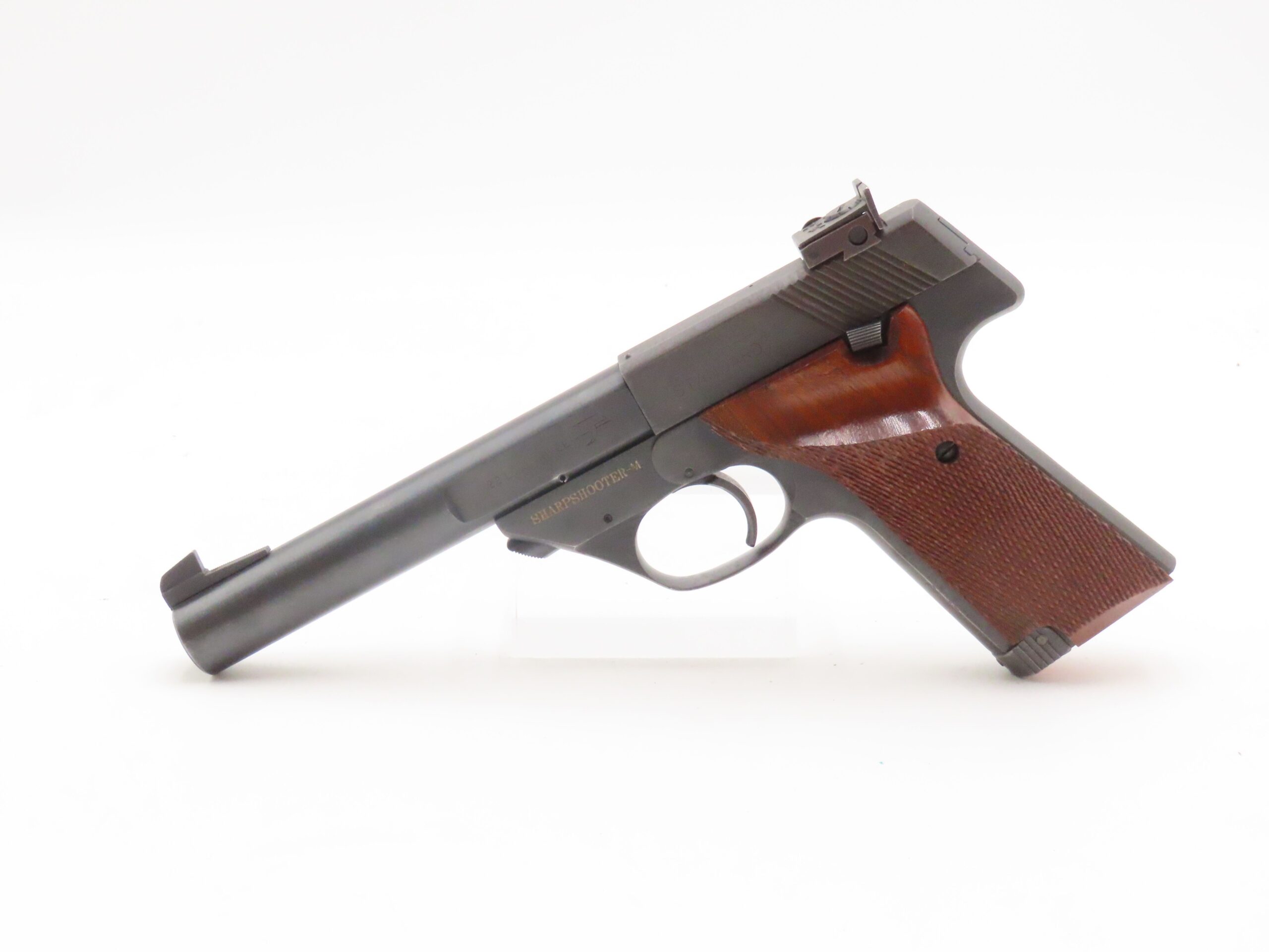 1980 mfr HIGH STANDARD “Sharpshooter-M” .22 RF Modern Target Pistol PLINKER With a Reputation for RELIABILITY and ACCURACY - Image 3