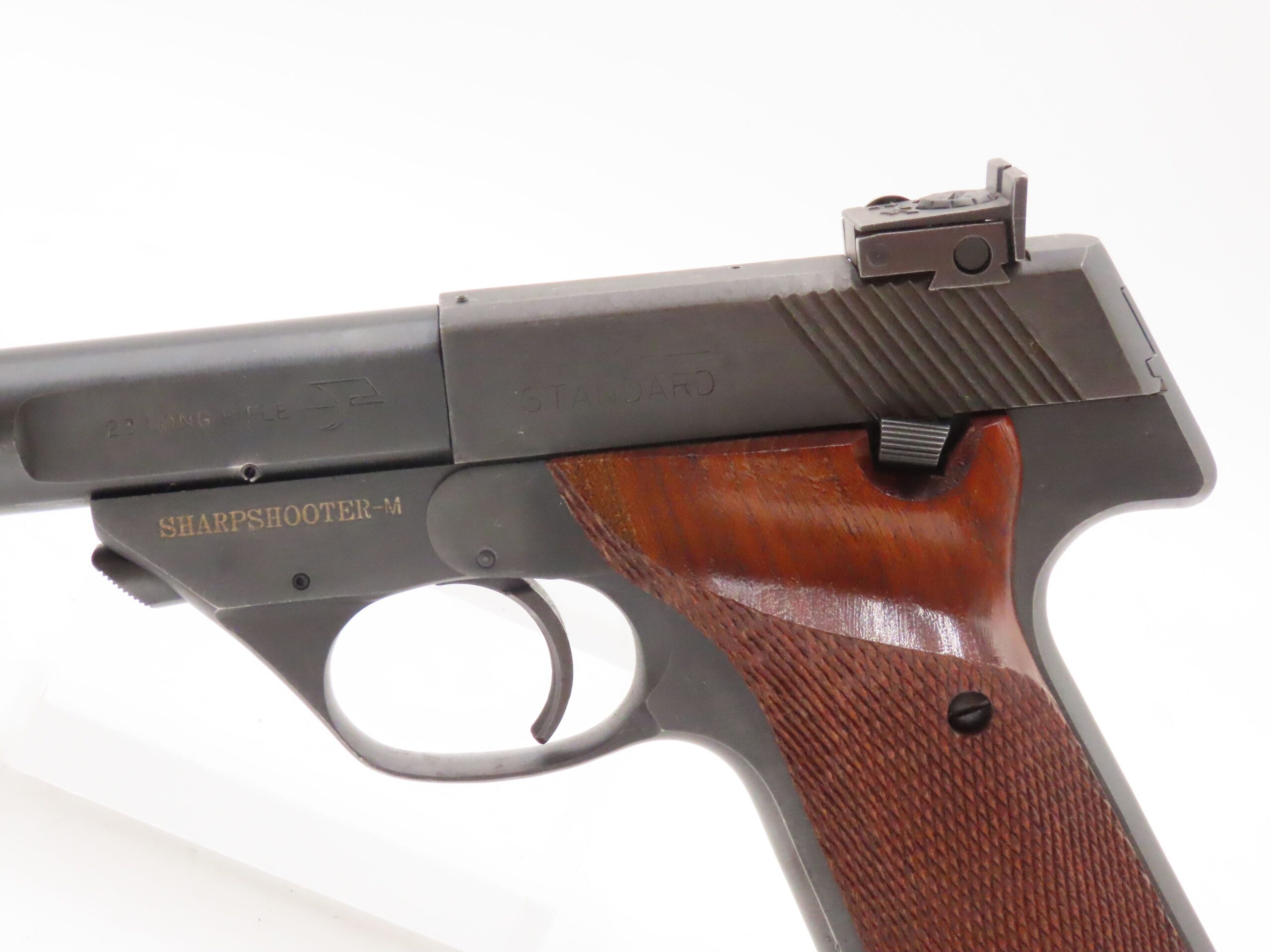 1980 mfr HIGH STANDARD “Sharpshooter-M” .22 RF Modern Target Pistol PLINKER With a Reputation for RELIABILITY and ACCURACY - Image 5