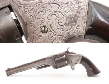 ENGRAVED Antique SMITH & WESSON No. 2 “OLD ARMY” .32 Cal. Revolver Made Late in the Civil War in 1865