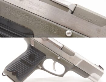 c1993 mfr. Cased RUGER P89DC 9x19mm Luger Pistol Police LE Duty Sidearm DA/SA Decocker Only