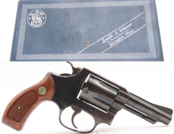 FACTORY BOXED Smith & Wesson Model 36 .38 Special SELF DEFENSE Revolver C&R CLASSIC BLUED S&W CONCEAL & CARRY Handgun