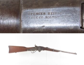 CIVIL WAR Antique SPENCER SR Carbine SPRINGFIELD Alteration STABLER Cut-Off Famous Civil War & Wild West REPEATER