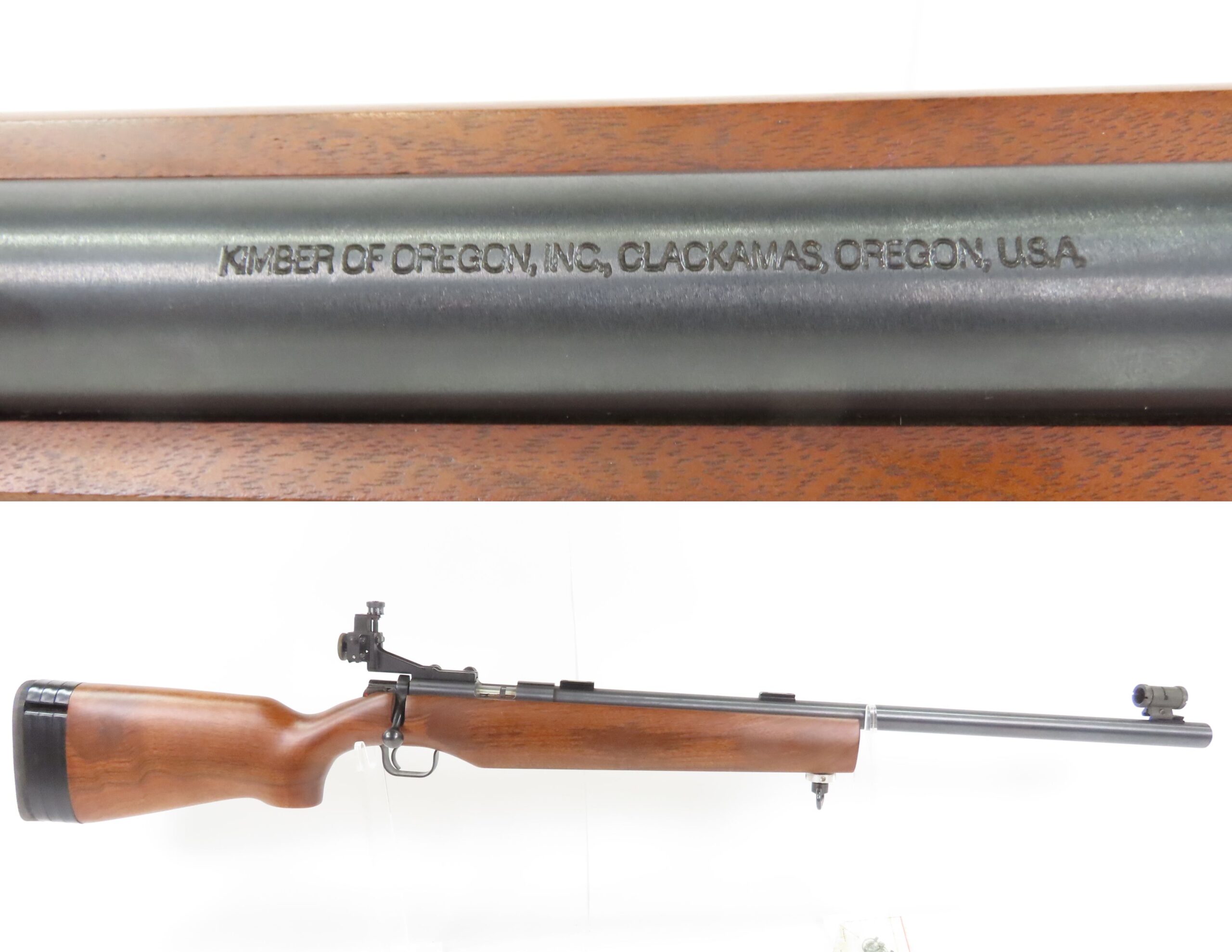 U.S. KIMBER M82 GOVERNMENT Bolt Action Single Shot MILITARY TRAINING Rifle VERY NICE with EXTRA PARTS for SIGHTS