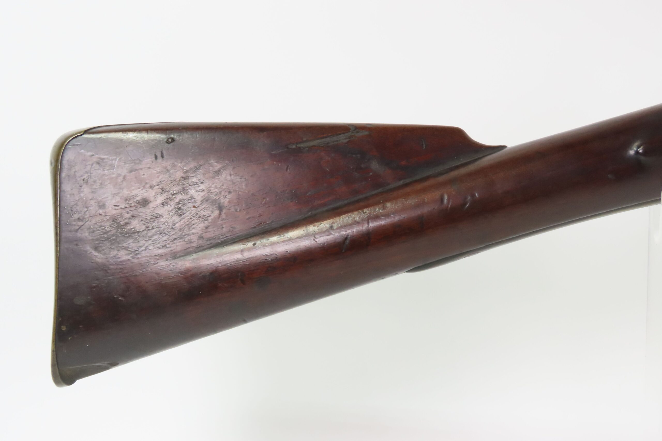 British TOWER Marked Antique INDIA Pattern BROWN BESS .75 FLINTLOCK Carbine NAPOLEONIC WARS Era Musket with “GR” ROYAL CIPHER - Image 6
