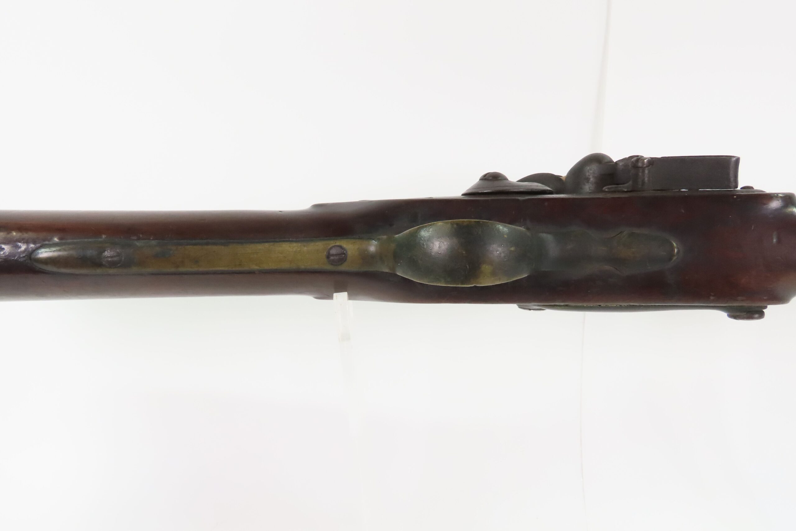 British TOWER Marked Antique INDIA Pattern BROWN BESS .75 FLINTLOCK Carbine NAPOLEONIC WARS Era Musket with “GR” ROYAL CIPHER - Image 10