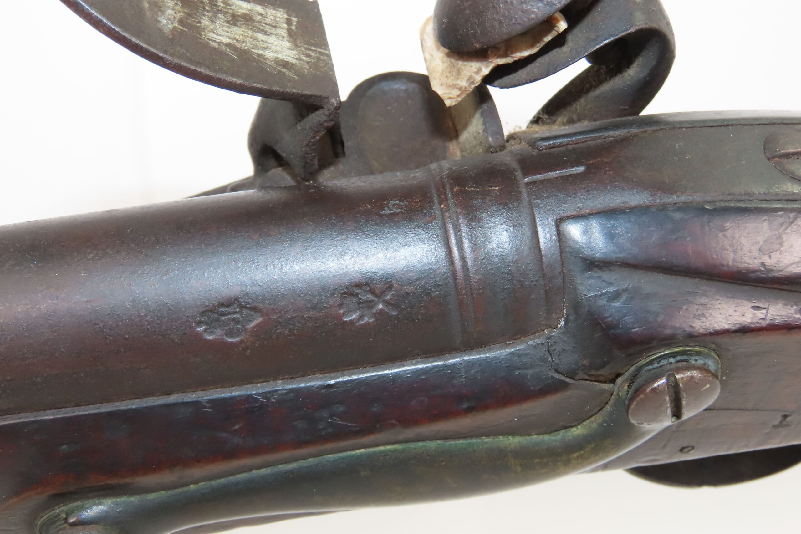 British TOWER Marked Antique INDIA Pattern BROWN BESS .75 FLINTLOCK Carbine NAPOLEONIC WARS Era Musket with “GR” ROYAL CIPHER - Image 15